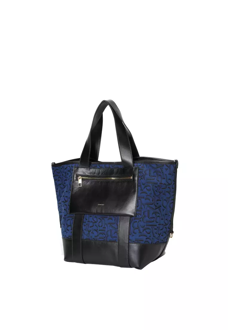 Nin 3-Way Canvas Tote - Navy Blue