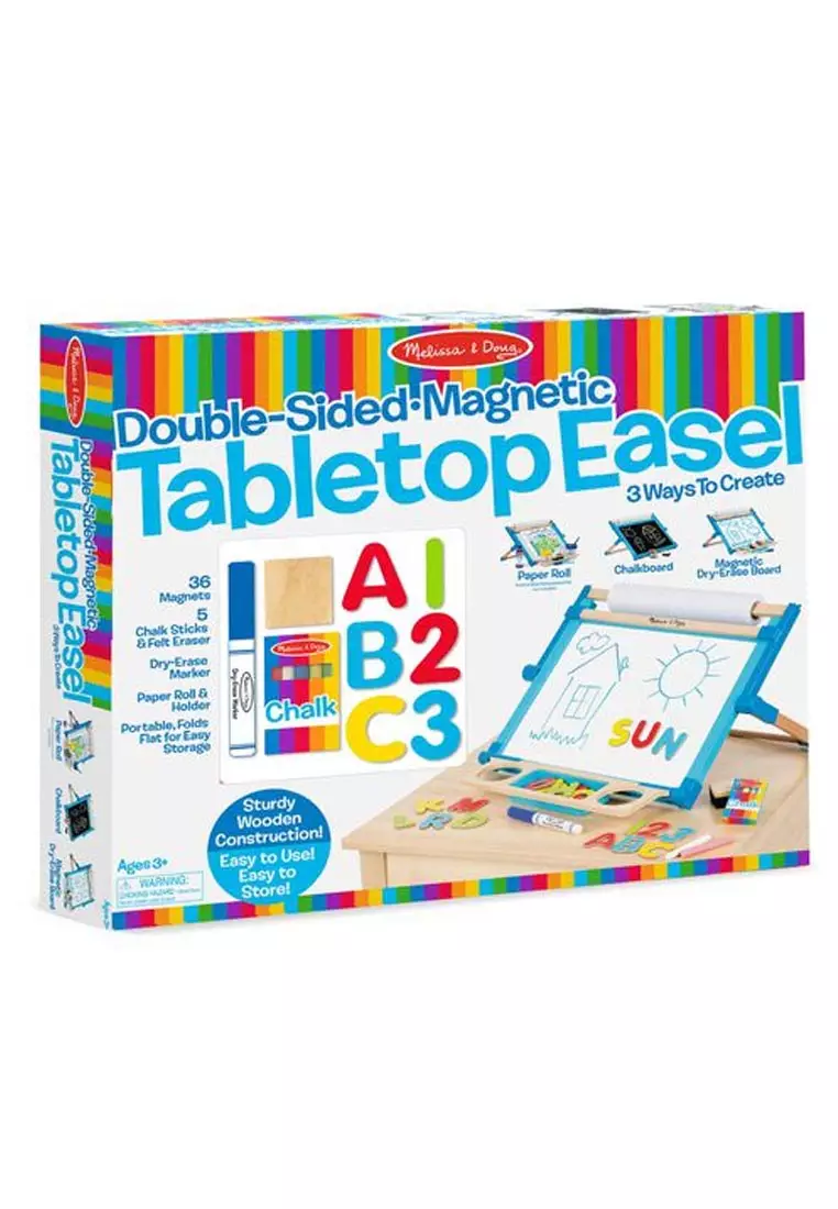 Melissa and doug magnetic cheap tabletop easel