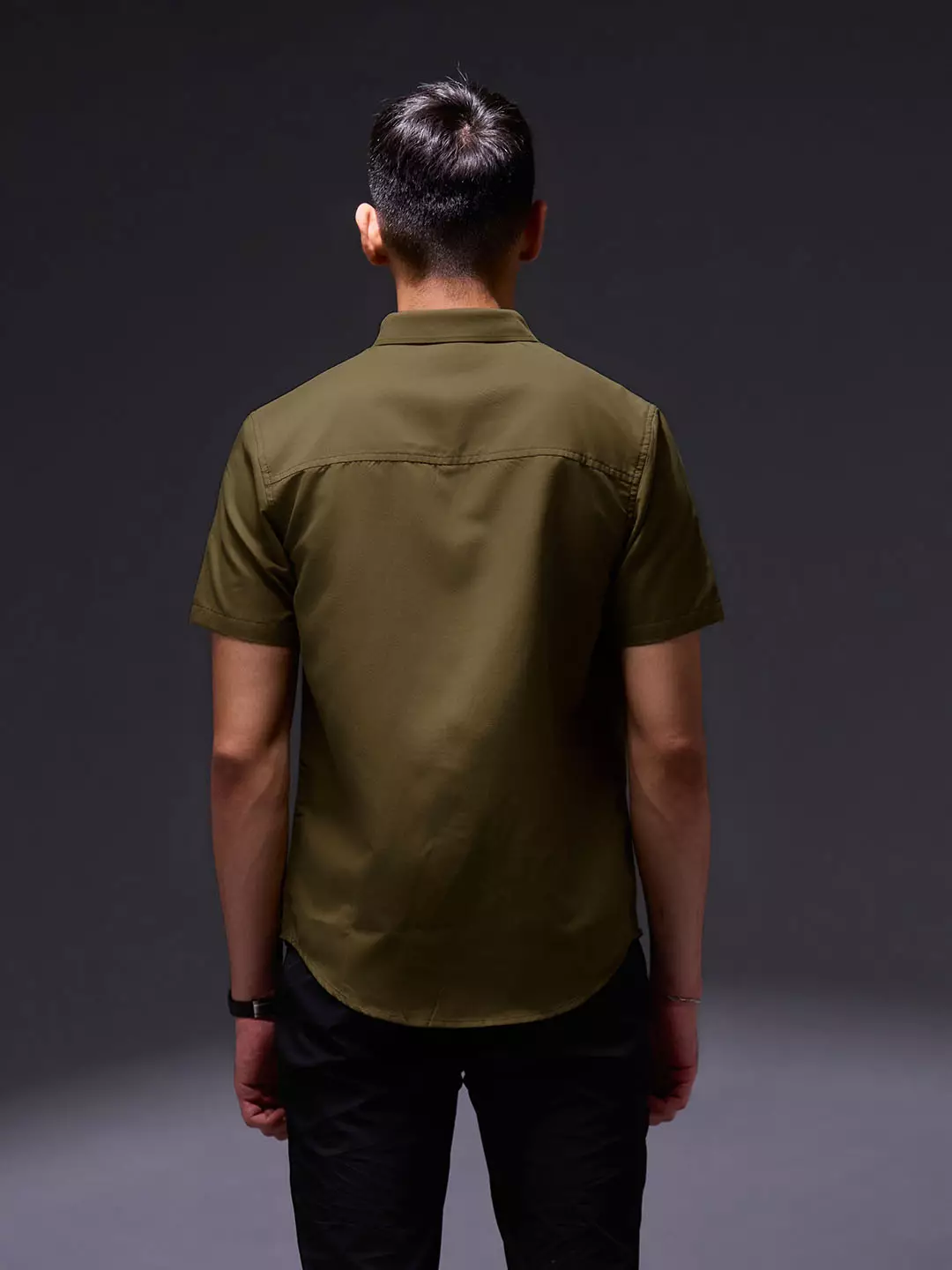 OXCON Easy Shirts Kemeja Tangan Pendek Army