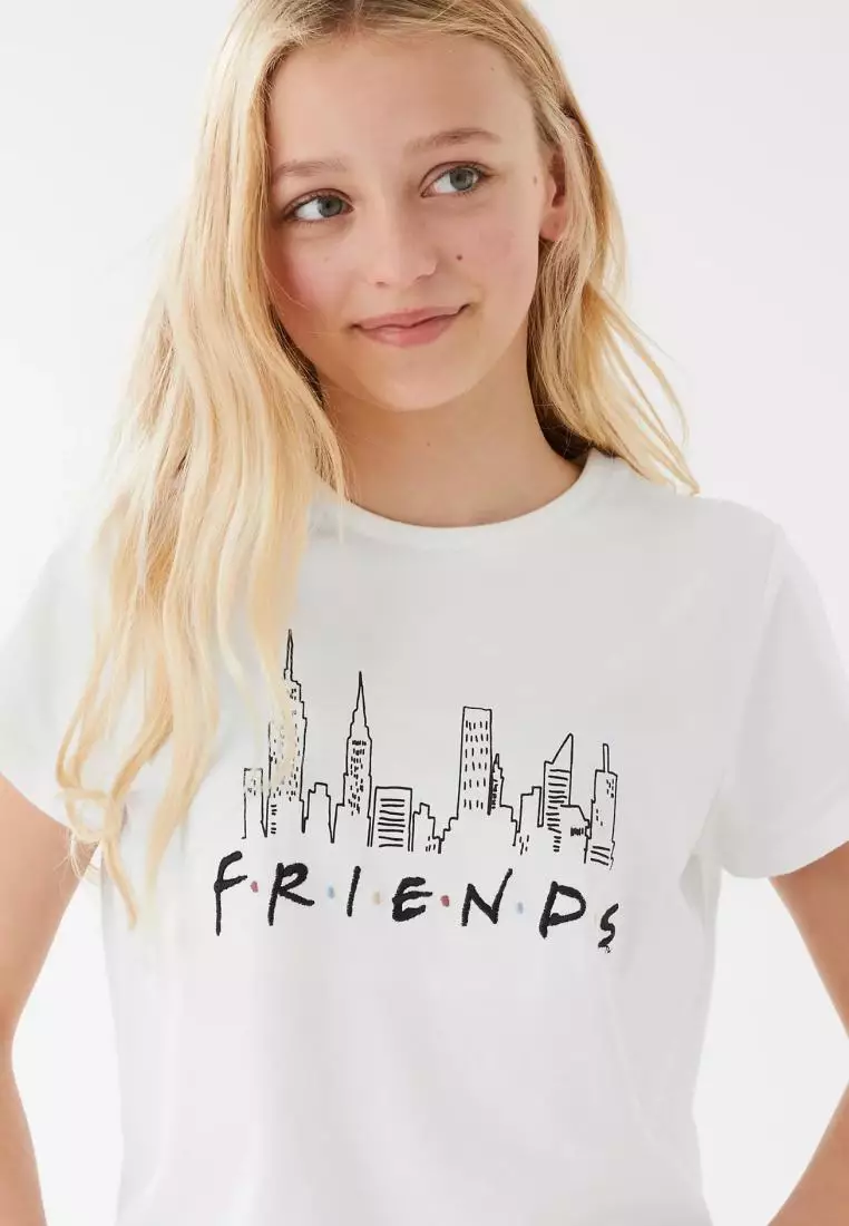 Buy MARKS SPENCER Pure Cotton Friends T Shirt 2024 Online