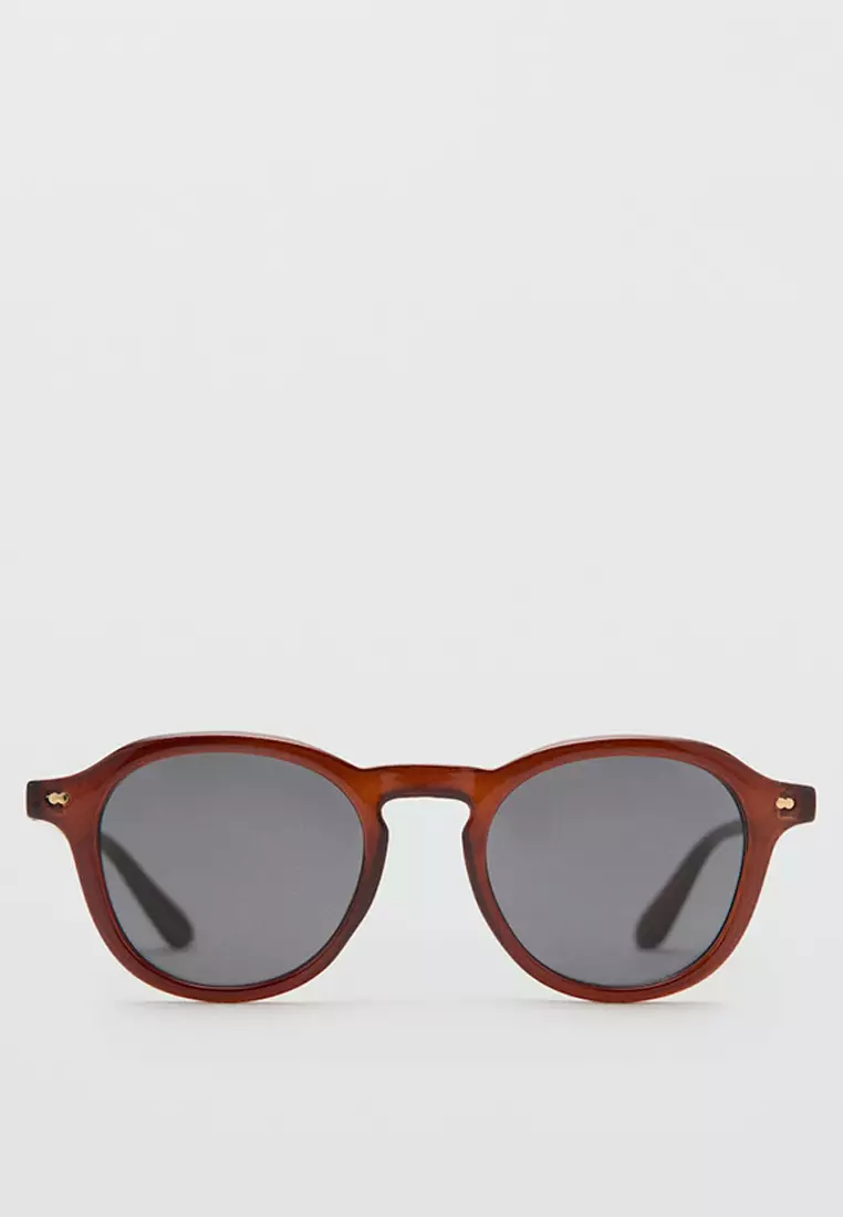Semi-Transparent Frame Sunglasses