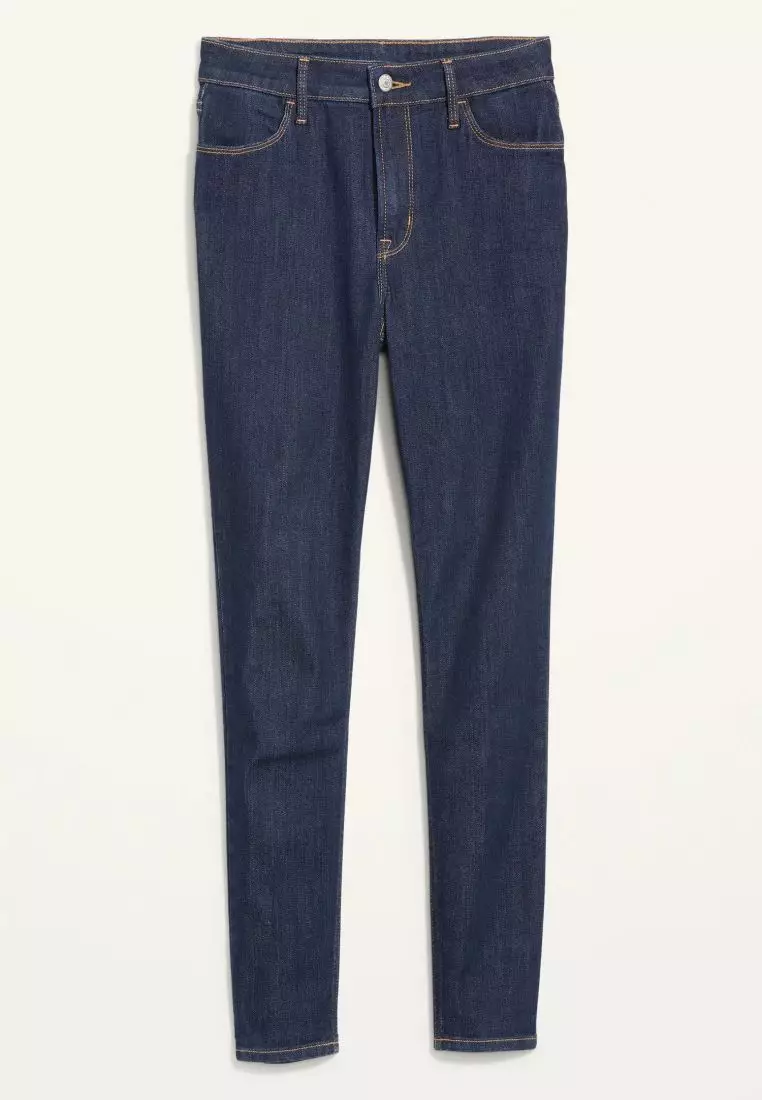 High-Waisted Wow Super-Skinny Ankle Jeans