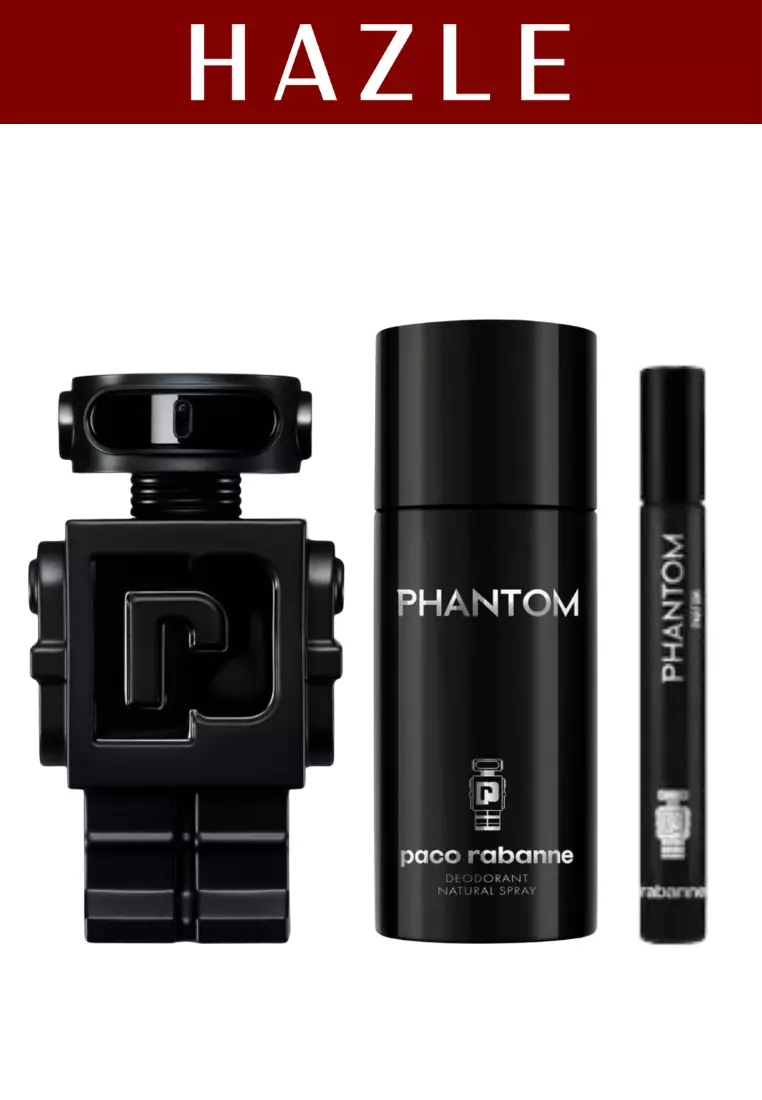 [Gift Set] Phantom Man Parfum 100 ml + Deodorant Spray 150 ml + Travel Spray 10 ml
