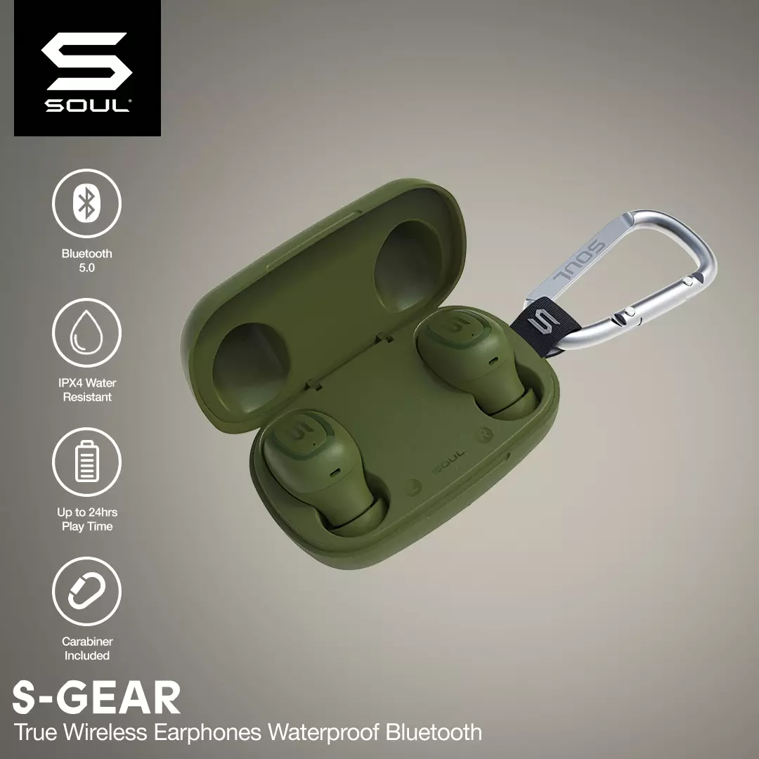 Soul s clearance gear wireless earbuds