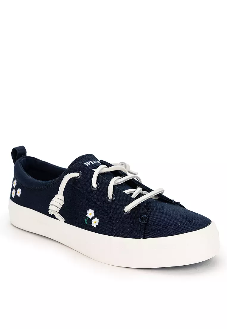 Discount on Sperry  shoes - SKU: Crest Vibe Floral Embroidery Sneakers