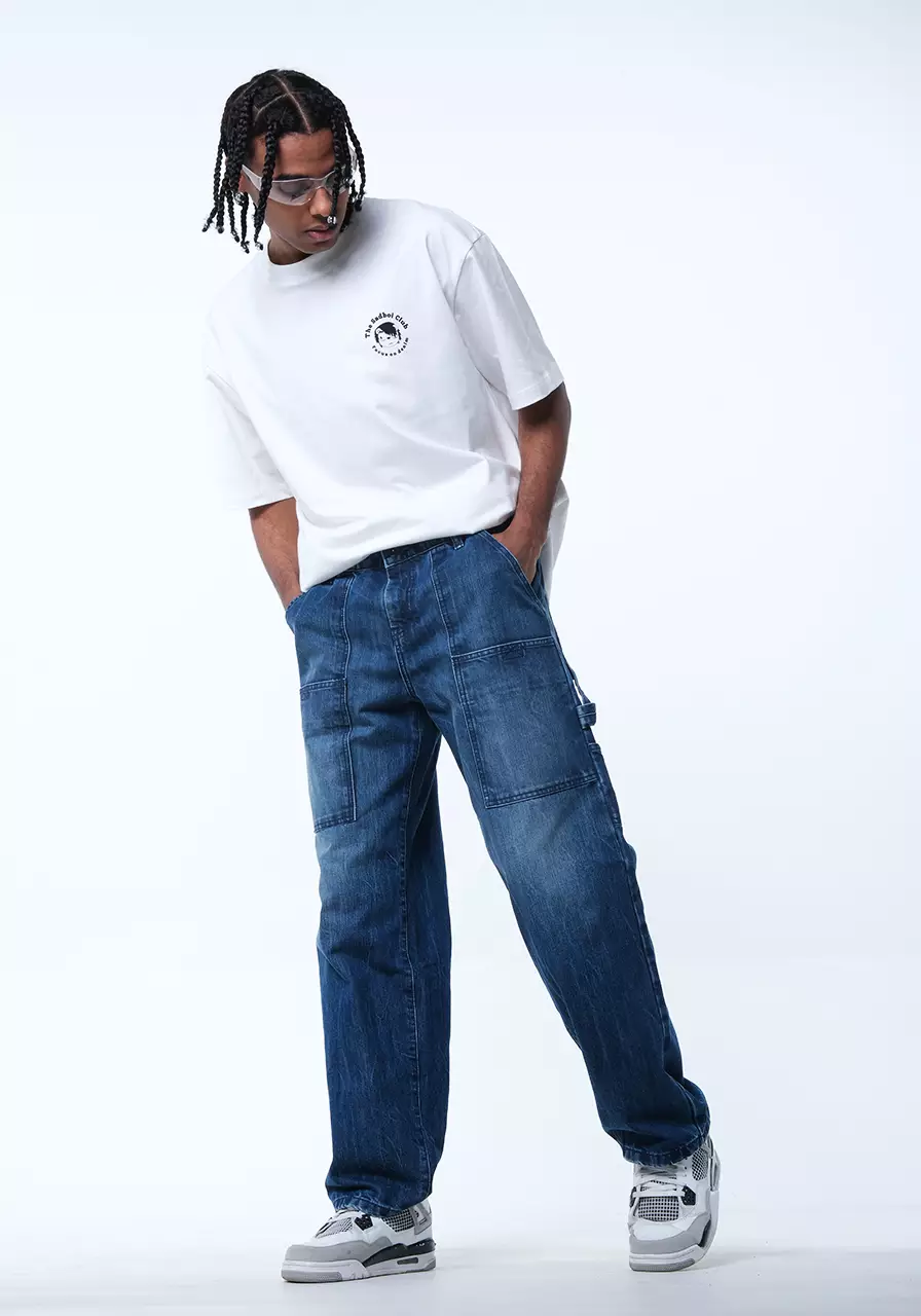 Celana Jeans Carpenter Mason Dark Blue