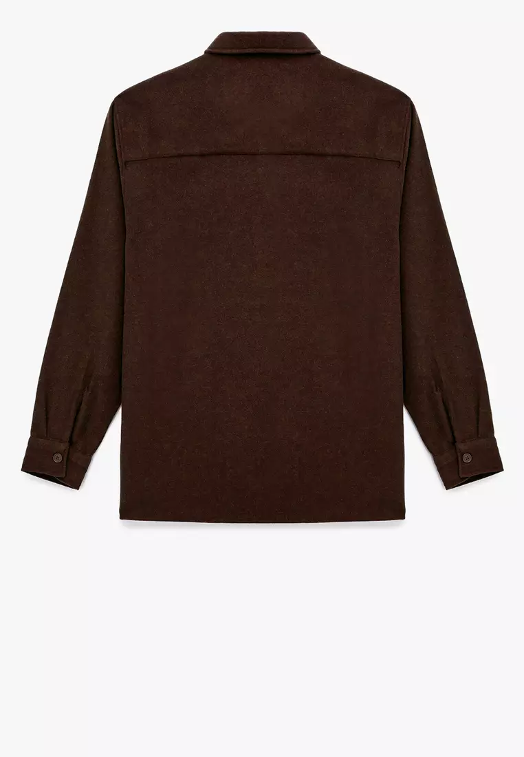 Regular Fit Buttoned Pocket Detailed Long Sleeve Shirt