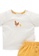 Purebaby Organic white and yellow Chook Top & Shorts Set 0449BKAC65939AGS_3