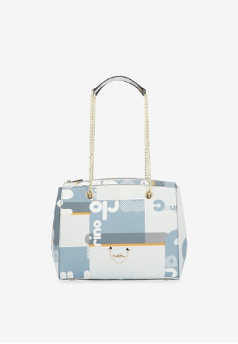 Buy Carlo Rino Medium Blue Girls In Blue Chain Link Shoulder Bag Online On Zalora Singapore