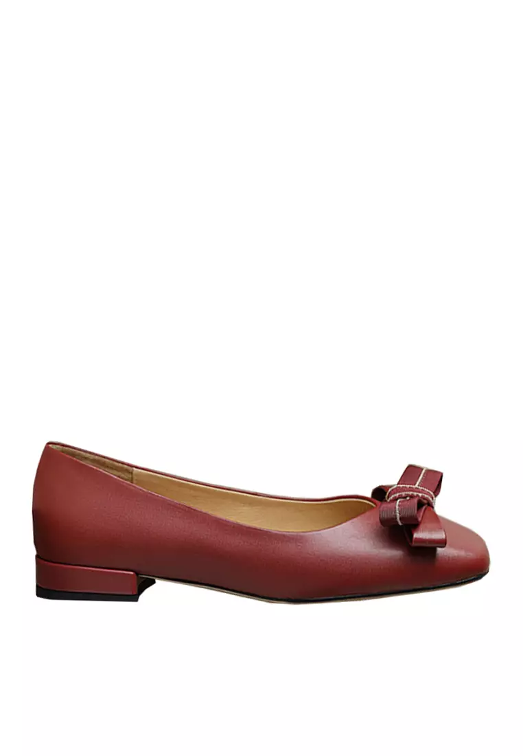 Discount on Twenty Eight Shoes  shoes - SKU: VANSA Fashion Bow Flat Shoes VSW-F021708-34