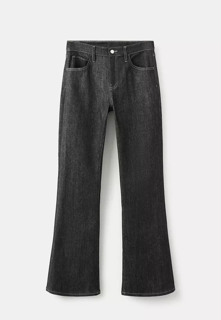 Mid-Rise Flared Jeans