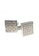 Splice Cufflinks silver Silver and Pink Crystal Square Cufflinks SP744AC65DTESG_1