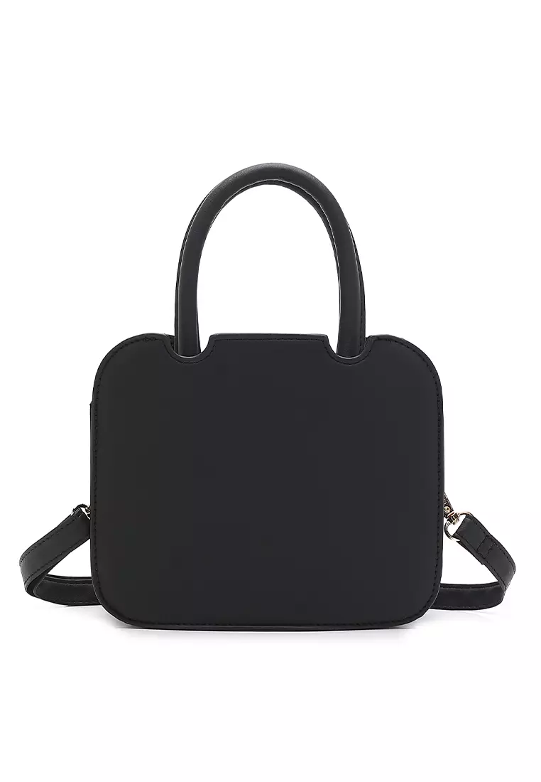 Women's Top Handle Bag / Sling Bag / Crossbody Bag - Black