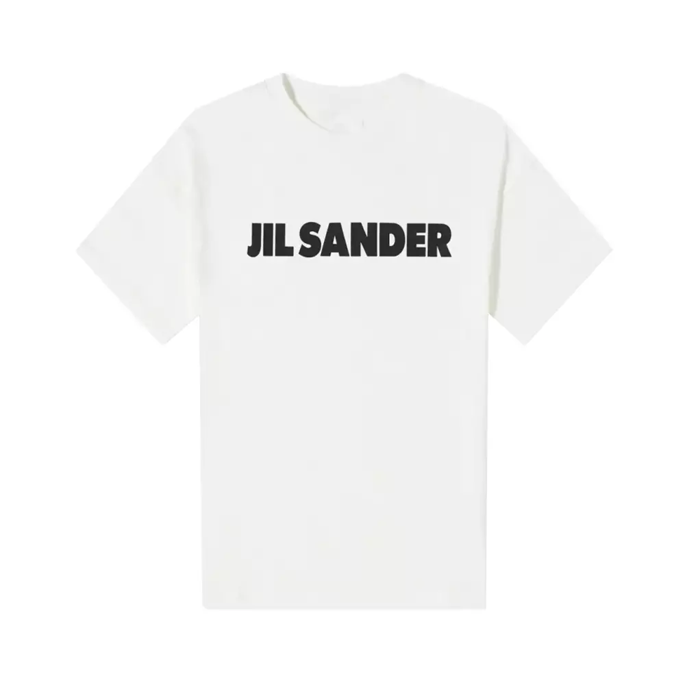 Jual Jil Sander Jil Sander Logo Print T-Shirt White Men Original