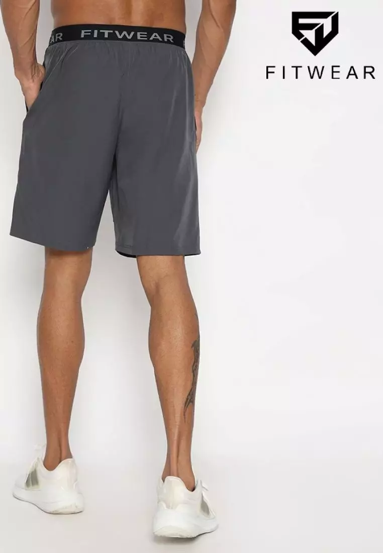 Fitwear - Celana Lari Dryfit Pria FITWEAR DYLAN PRINTED WAIST (FITWEAR) - GRAY