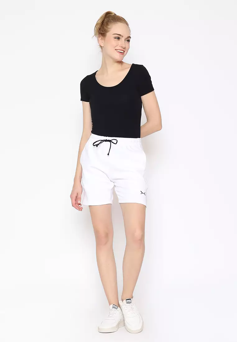 FLEXZONE Women Sports Short Pants Marathon 2.0 Series White