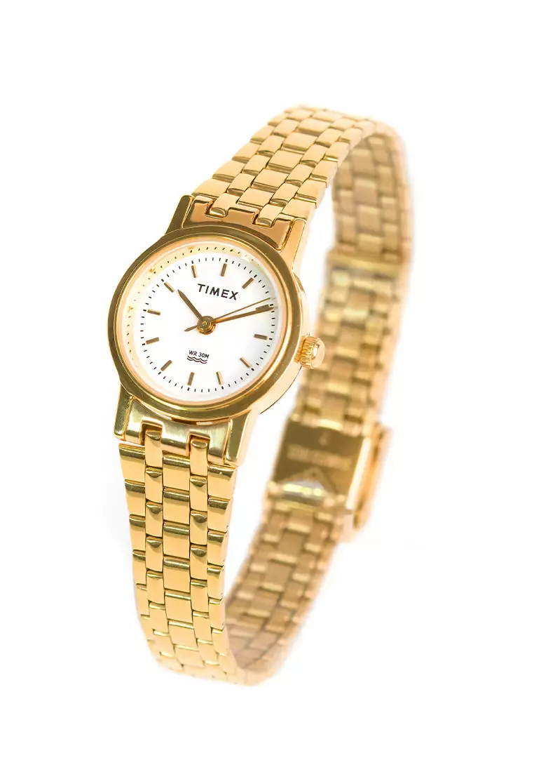 Timex AB Series Gold Stainless Steel Womens Watch TW00B303E CLASSICS