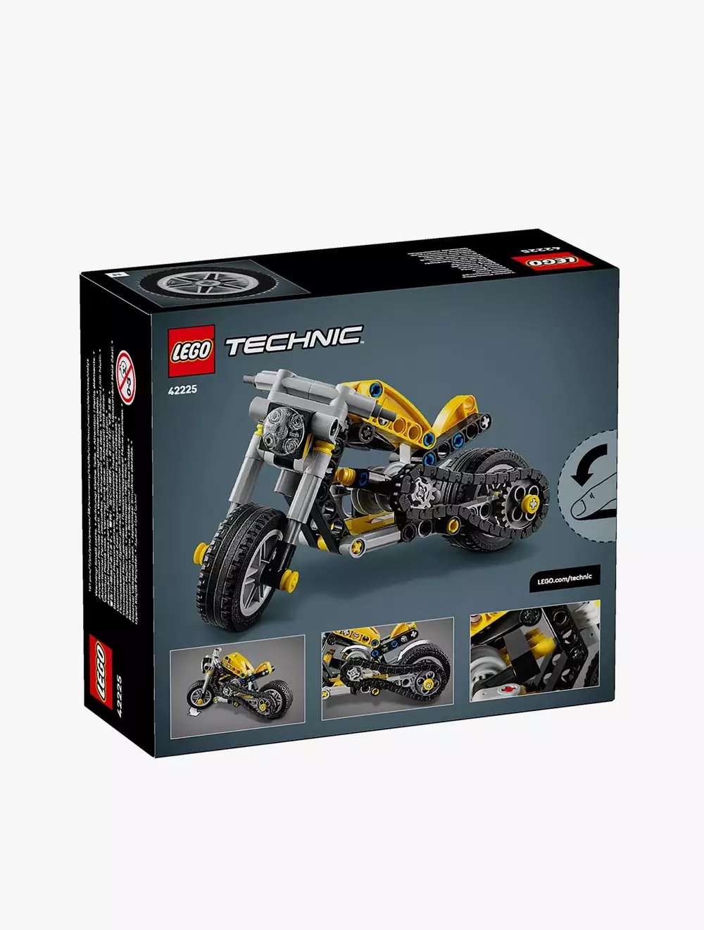 LEGO® Technic™ Yellow Motorcycle - 42225