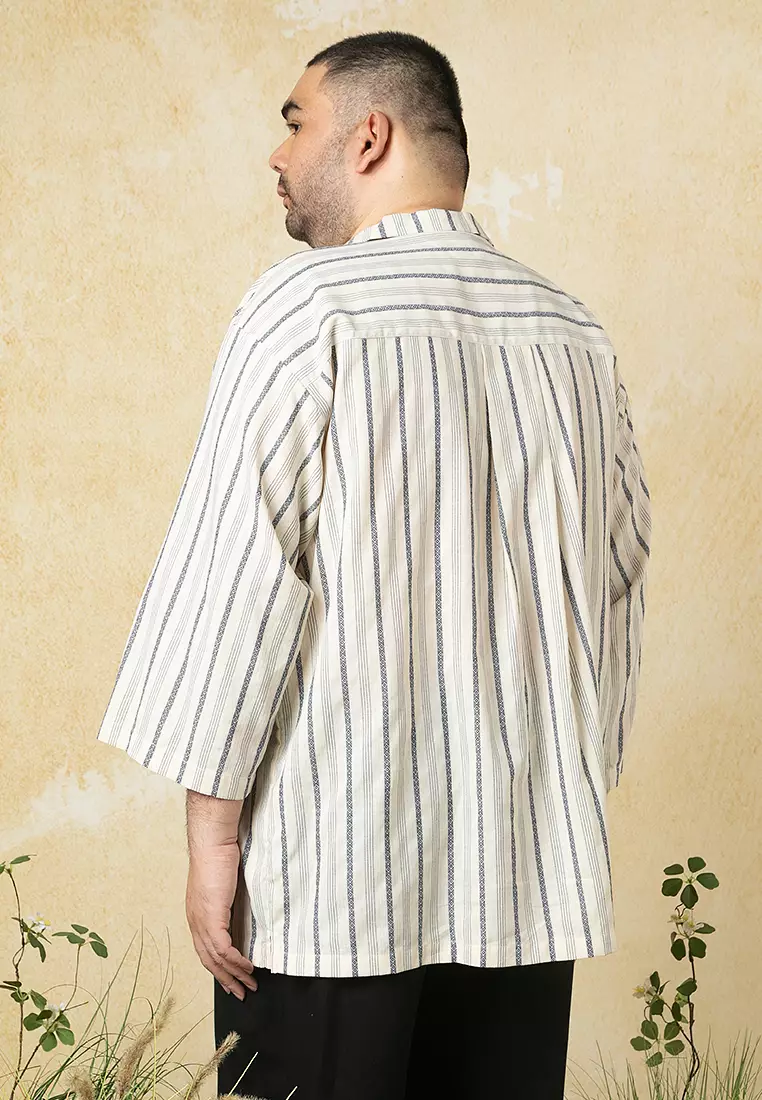 Plus Size Omar Collar Shirt