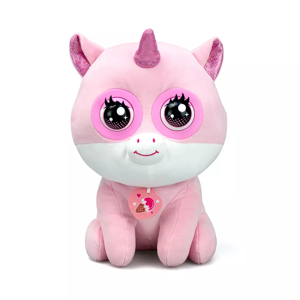 SILVERLIT WINKSIES BONEKA PLUSH STRAWBERRY UNICORN - PINK