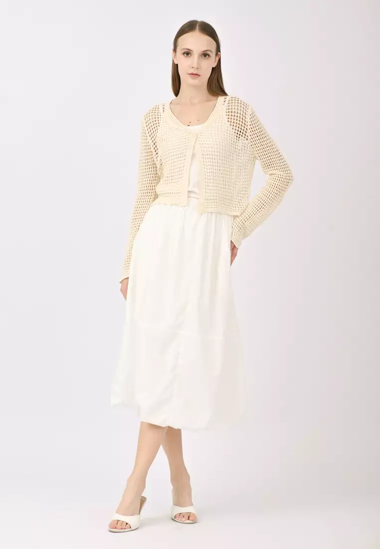 Eyelet Outer Cardigan