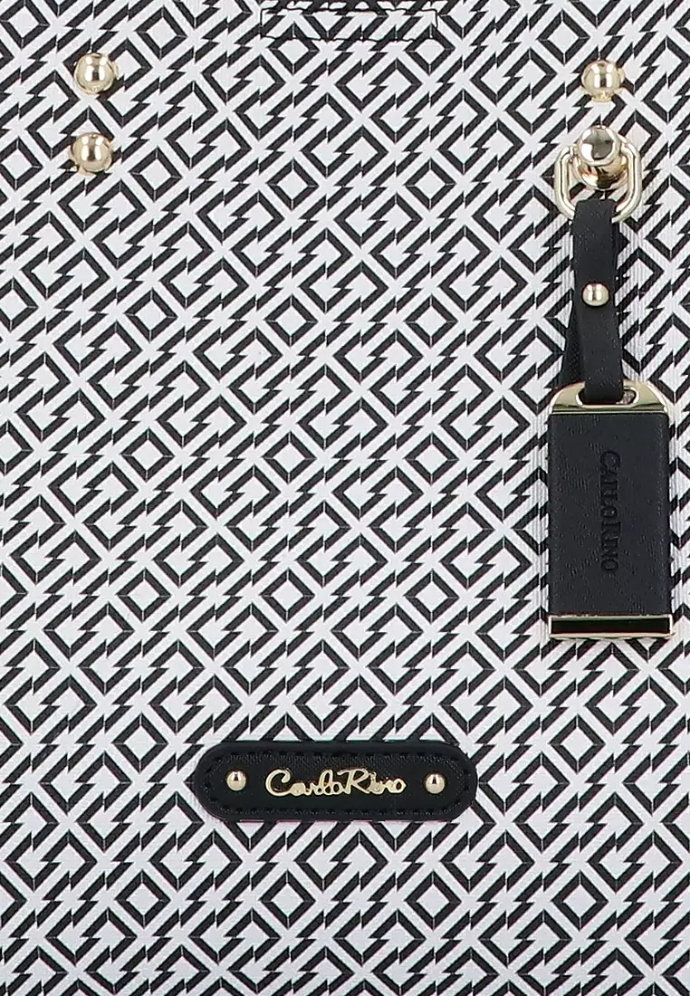 Black Ever Chic 2-in-1 Top Handle Tote