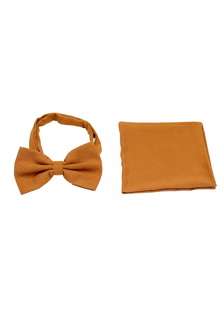 Houseofcuff Dasi Kupu Bowtie Pocket Square Saputangan Peru A26