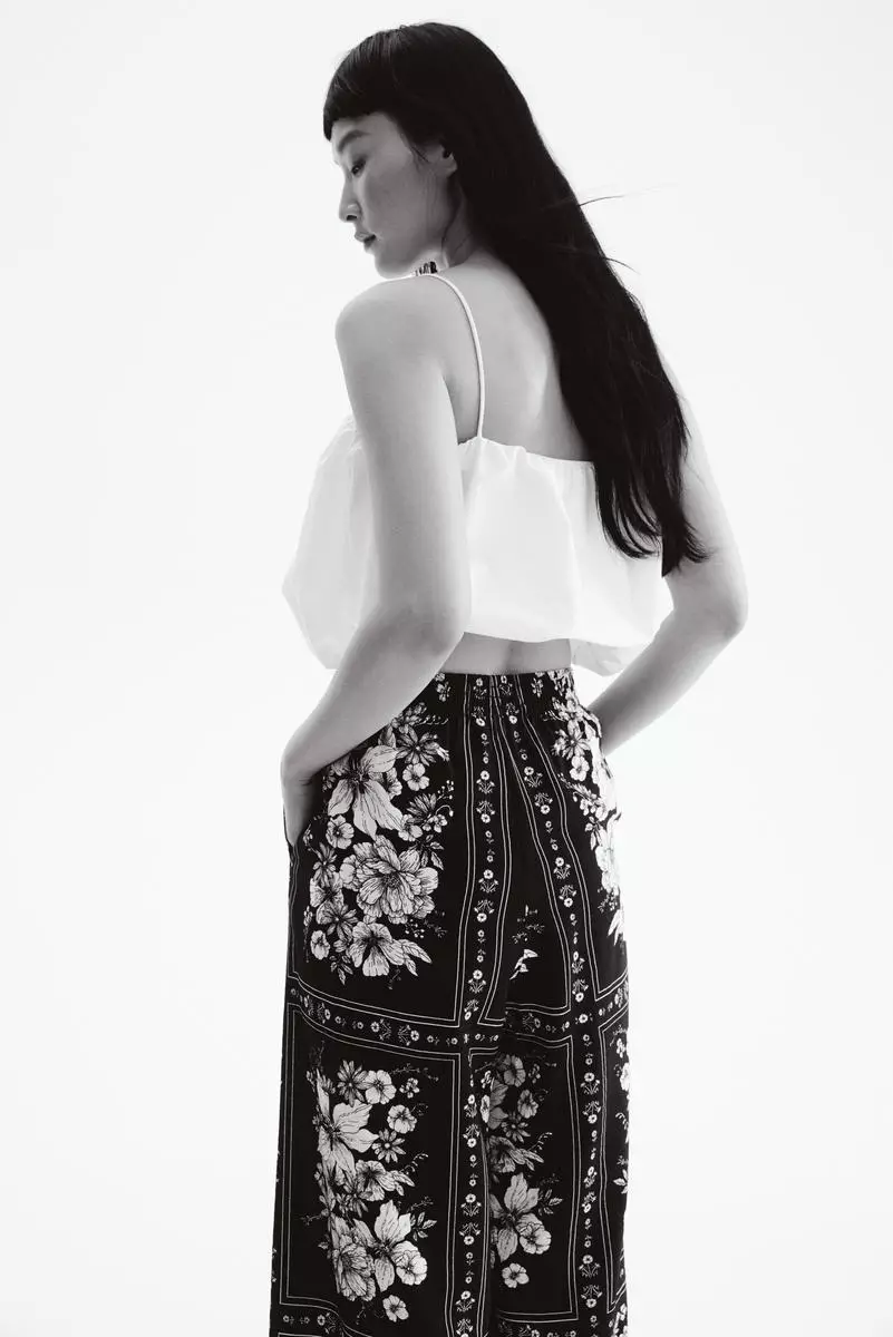 Wide pull-on trousers