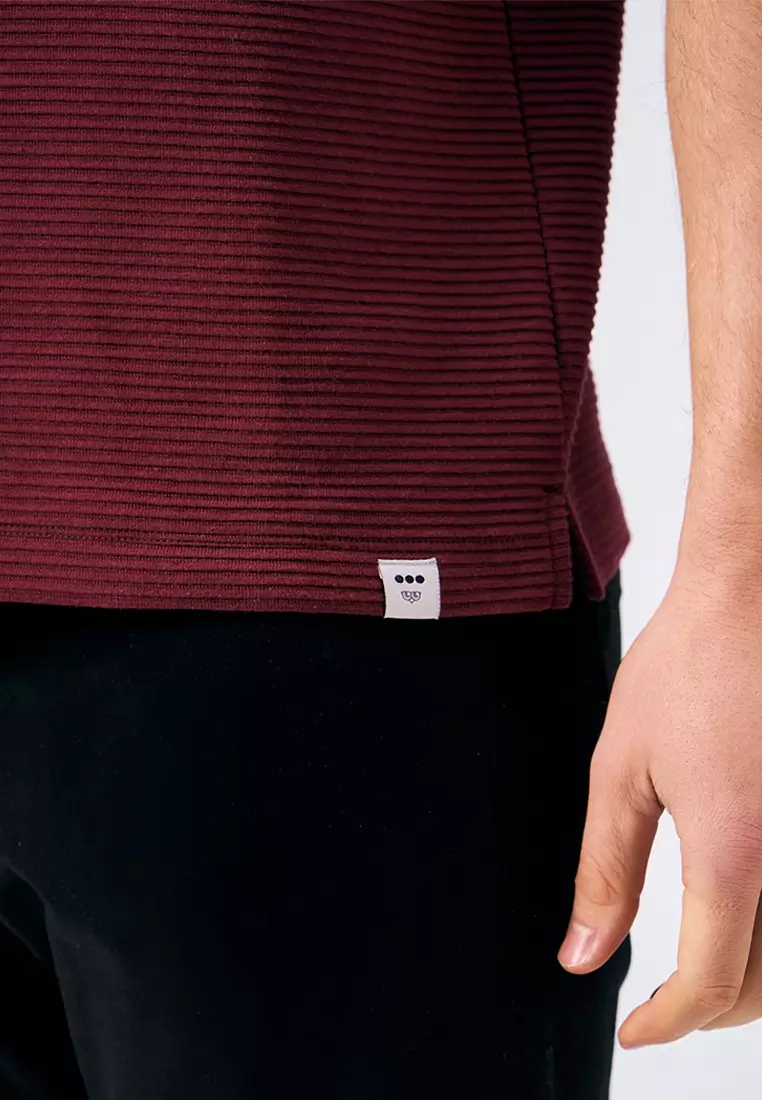 O.O.O. Textured Polo Shirt