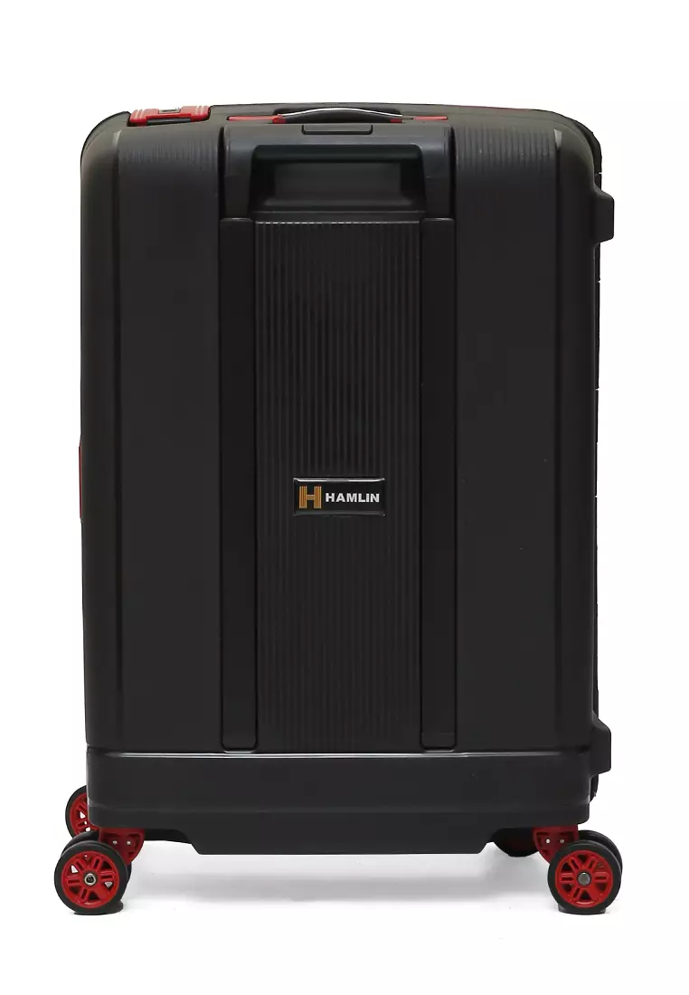 Carlton Tas Koper Unisex Size 20 Inch Suitcase Classic TSA Lock System Material Polycarbonate ORIGINAL - Black