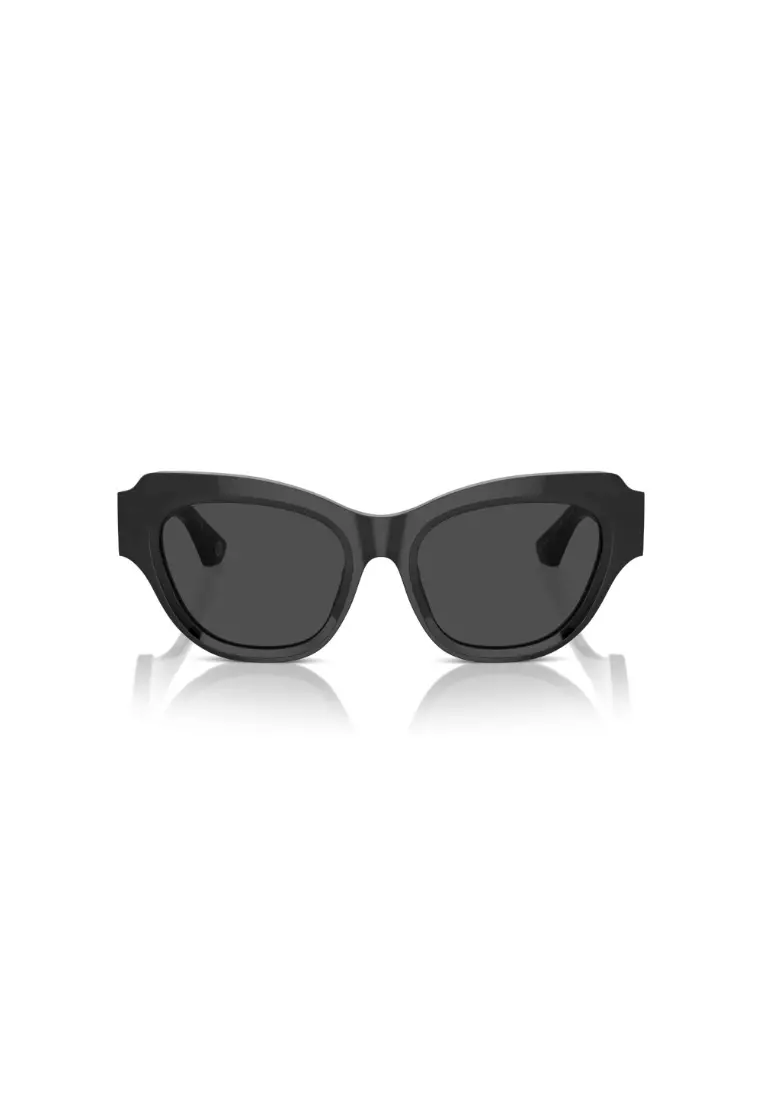 Women's Irregular Frame Dark Grey Acetate Sunglasses - BE4423