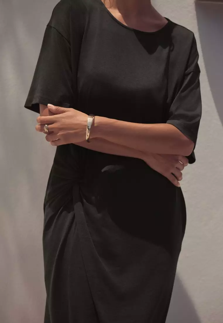 Jersey Twist T-Shirt Summer Dress
