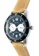 EGLANTINE black and brown and silver EGLANTINE® Terrenz Unisex Steel Quartz Watch Black Dial on Light Brown Leather Strap D65D5AC0C61DA2GS_2