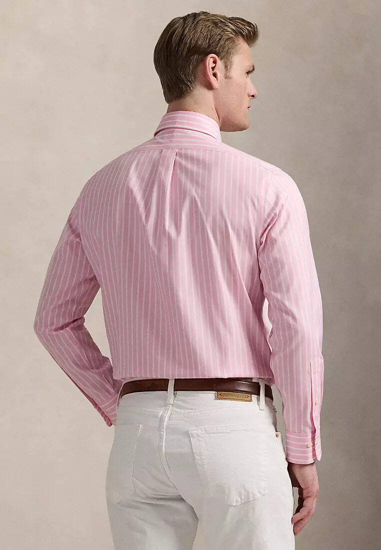Classic Fit Striped Oxford Shirt