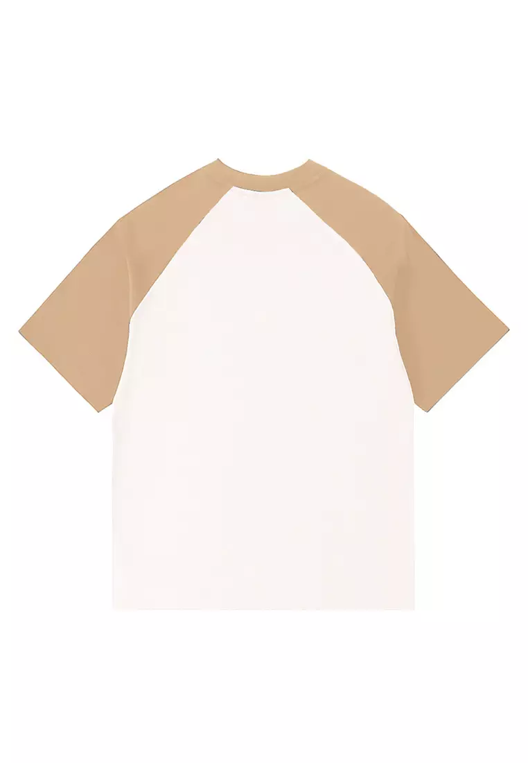 Crisathena Cherry T-Shirt in White/Camel