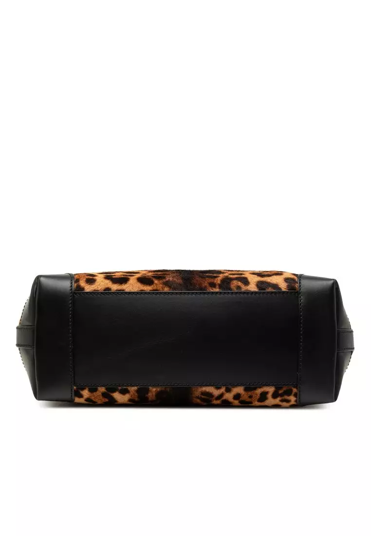 Pre-Loved Gucci Large Pony Hair Leopard Print Tote