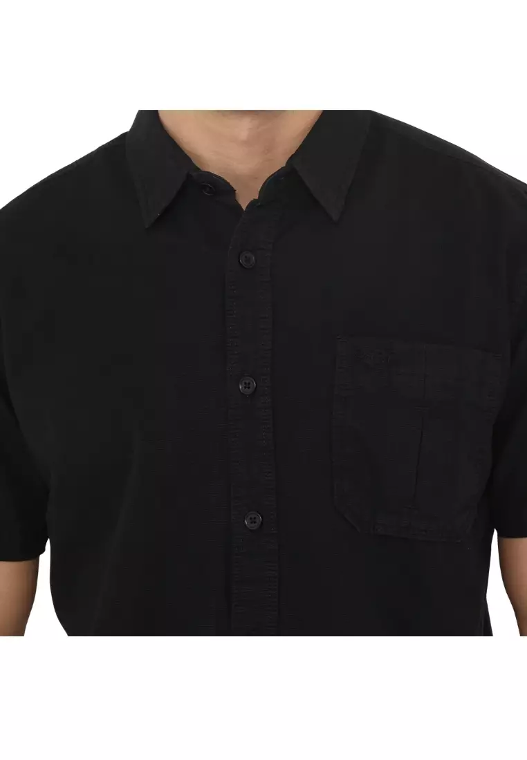 POLICE Kemeja Polos Cotton Regular Fit Pria