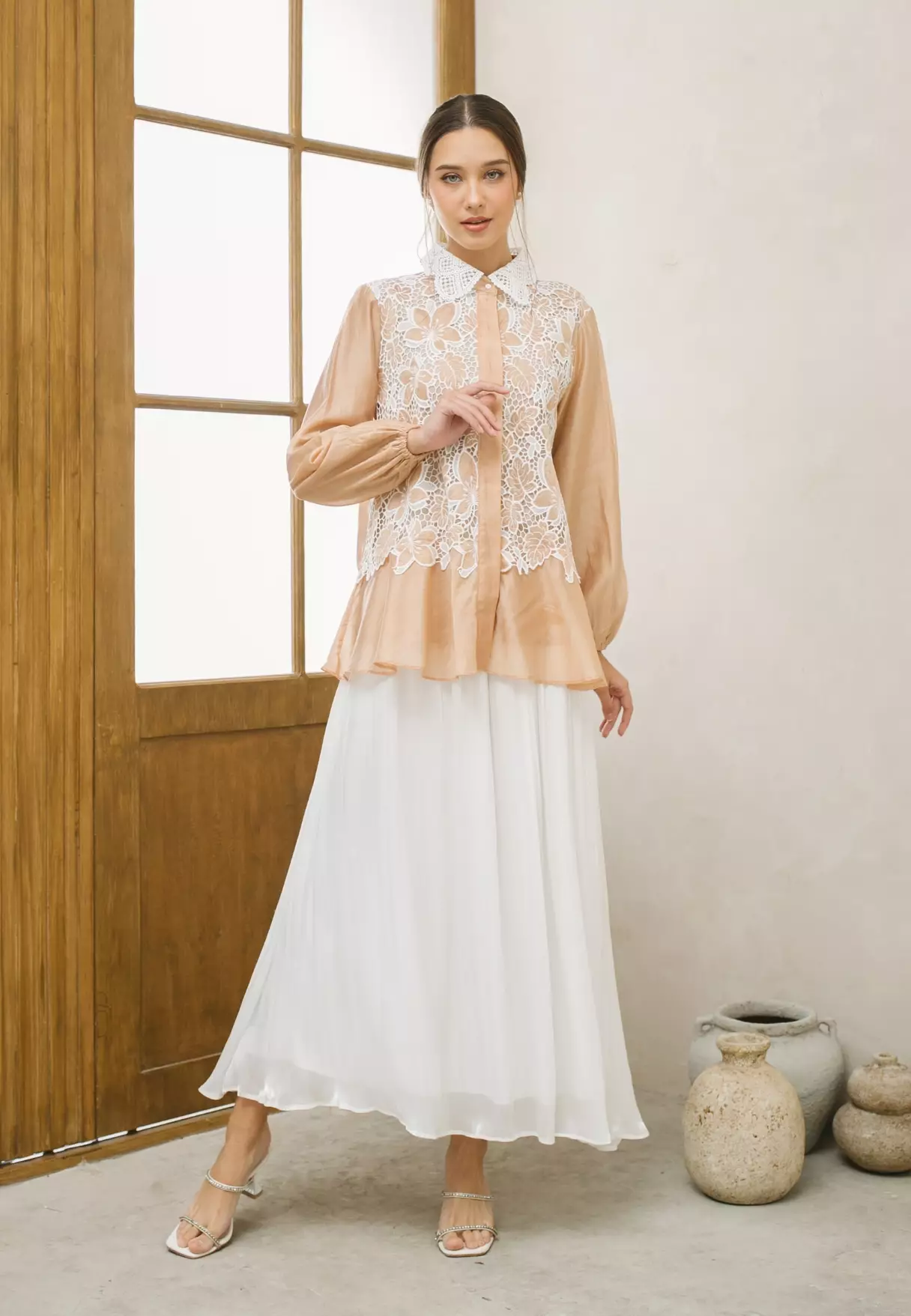 Emilie Blouse - Peach