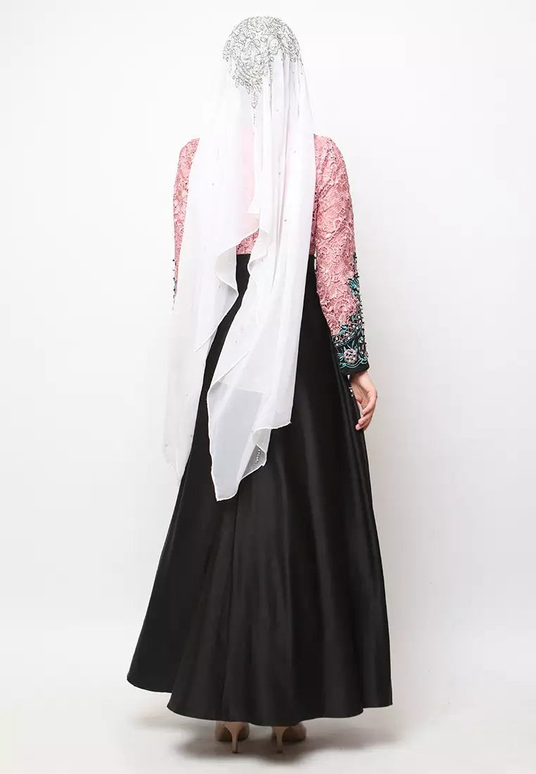 Bibiq Gamis Brokat Satin