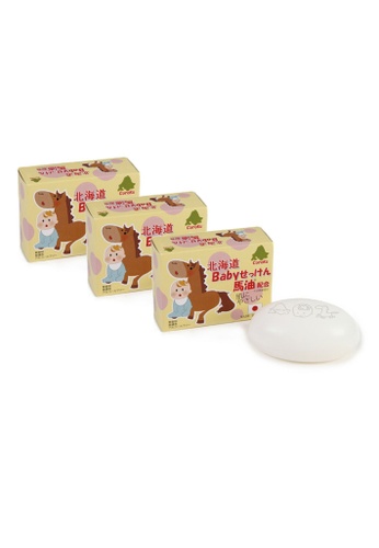 Nepia Hokkaido Baby Horse Oil Soap – 3 Packs BEAB9ES8044F1FGS_1