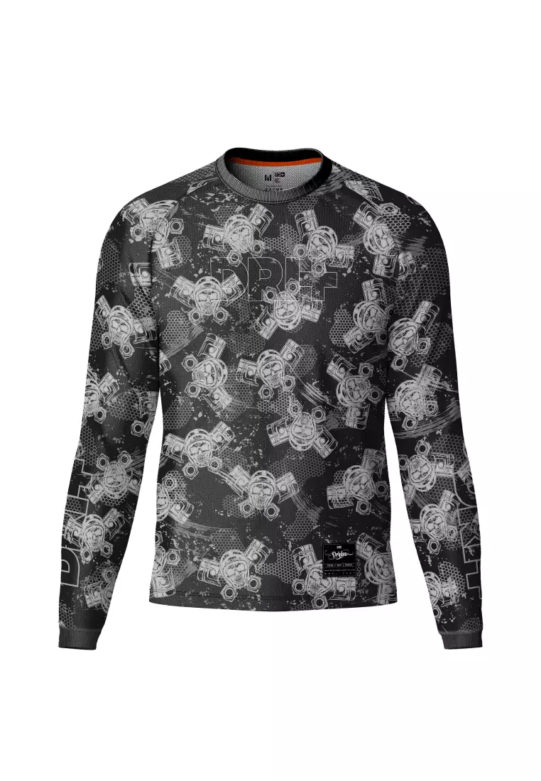 Buy Burlington Dri Plus Men's Camo Collection Aircool Jersey Long - Main Image