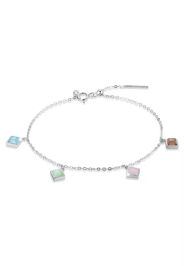Real silver charm bracelet store
