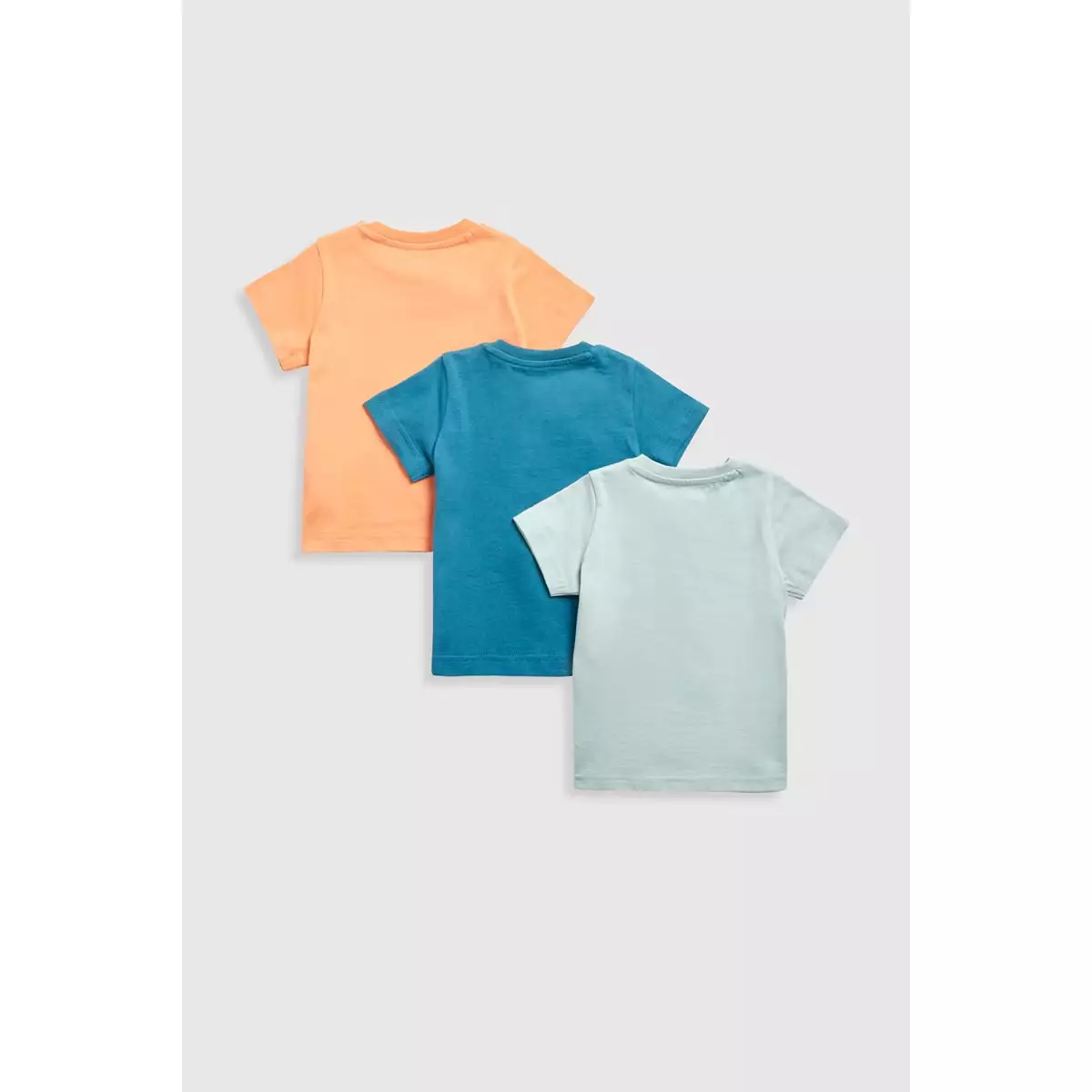 Mothercare Dinosaur T-Shirts - 3 Pack - Kaos Anak Bayi Laki-laki (Orange)