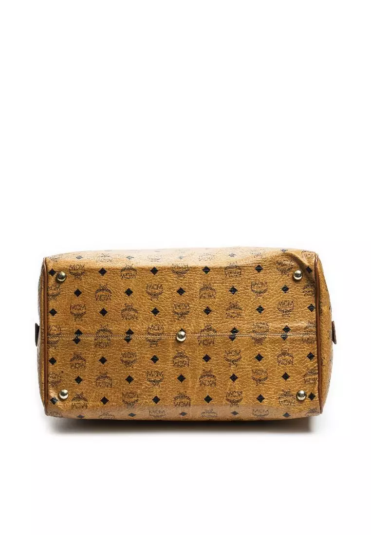 Buy MCM Pre loved Boston Bag 2023 Online ZALORA Singapore