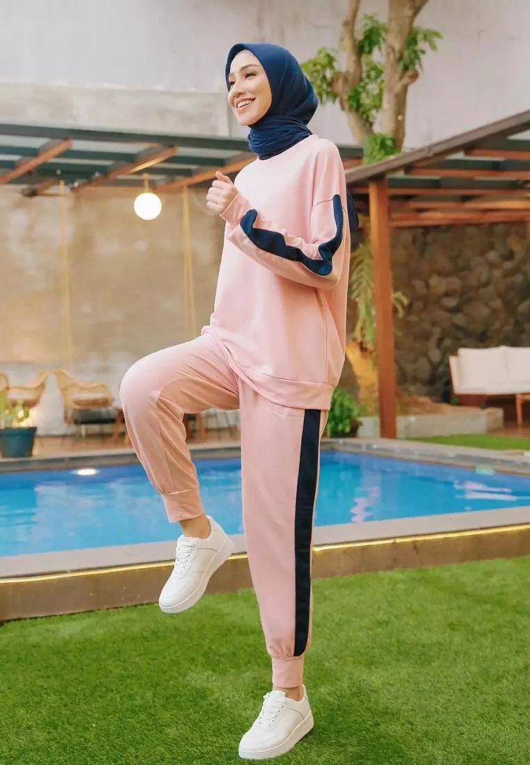 Amala Sporty Set (Setelan Training Olahraga Muslim Wanita)