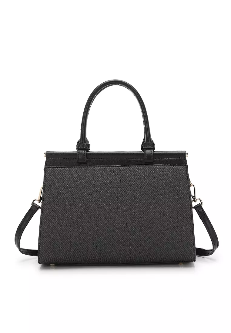 Women's Top Handle Bag / Sling Bag / Crossbody Bag / Shoulder Bag (Tas Tangan Wanita / Tas Selempang Wanita / Tas Bahu Wanita) - Hitam