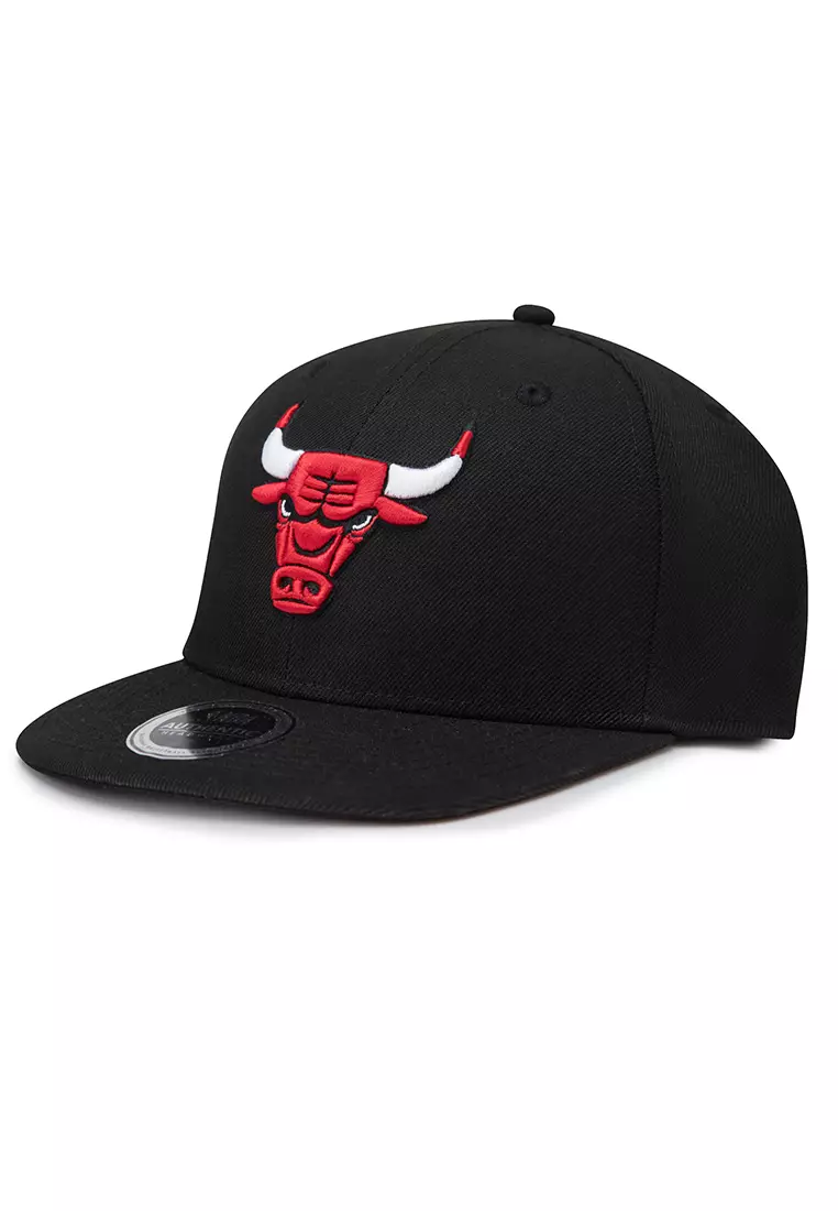 Logo Embroidery Chicago Bulls Mens Flat Flexfit Cap