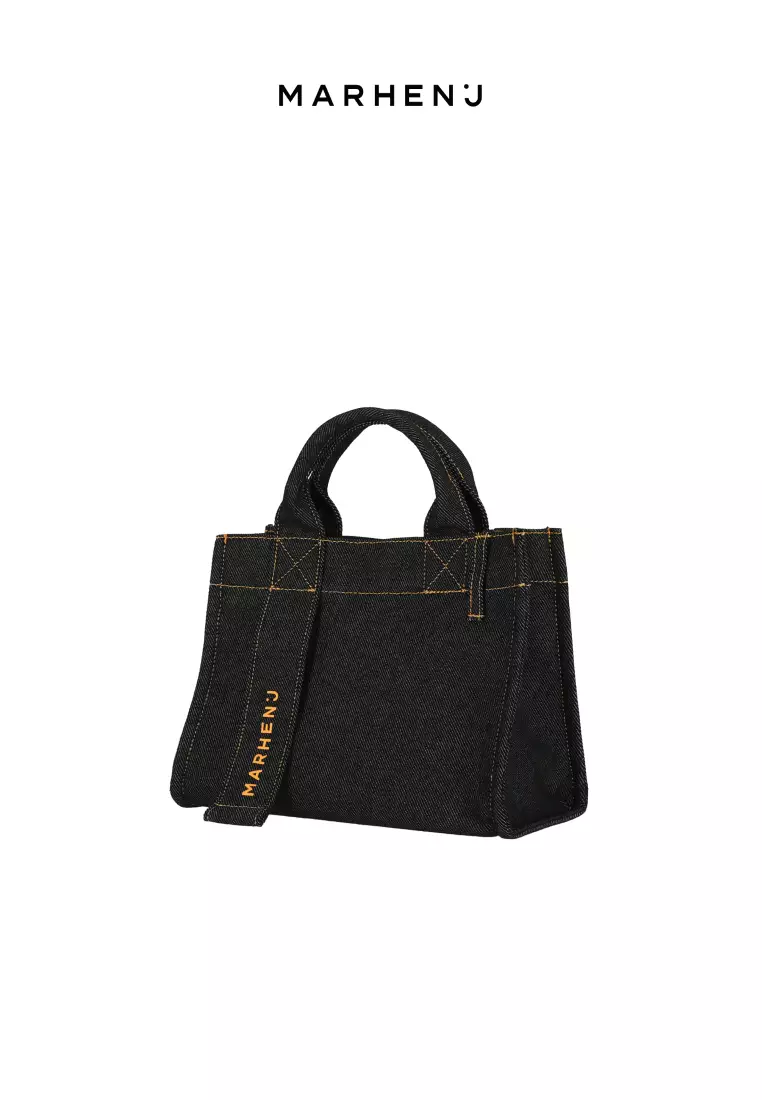 RICO MINI DENIM Canvas Crossbody Bag Black