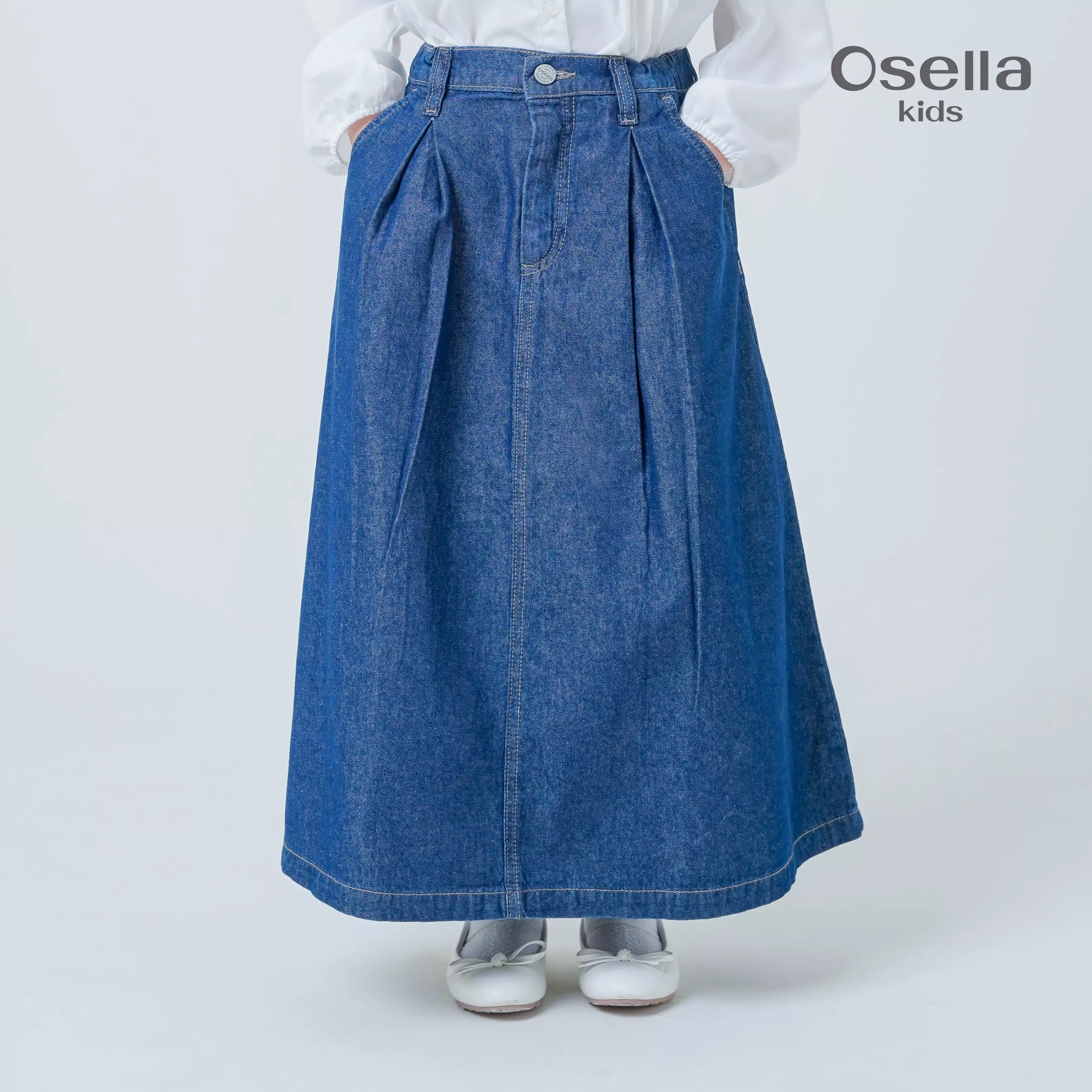 Osella Kids Melissa Denim Skirt 238O6602A3 | Rok Jeans Anak Perempuan