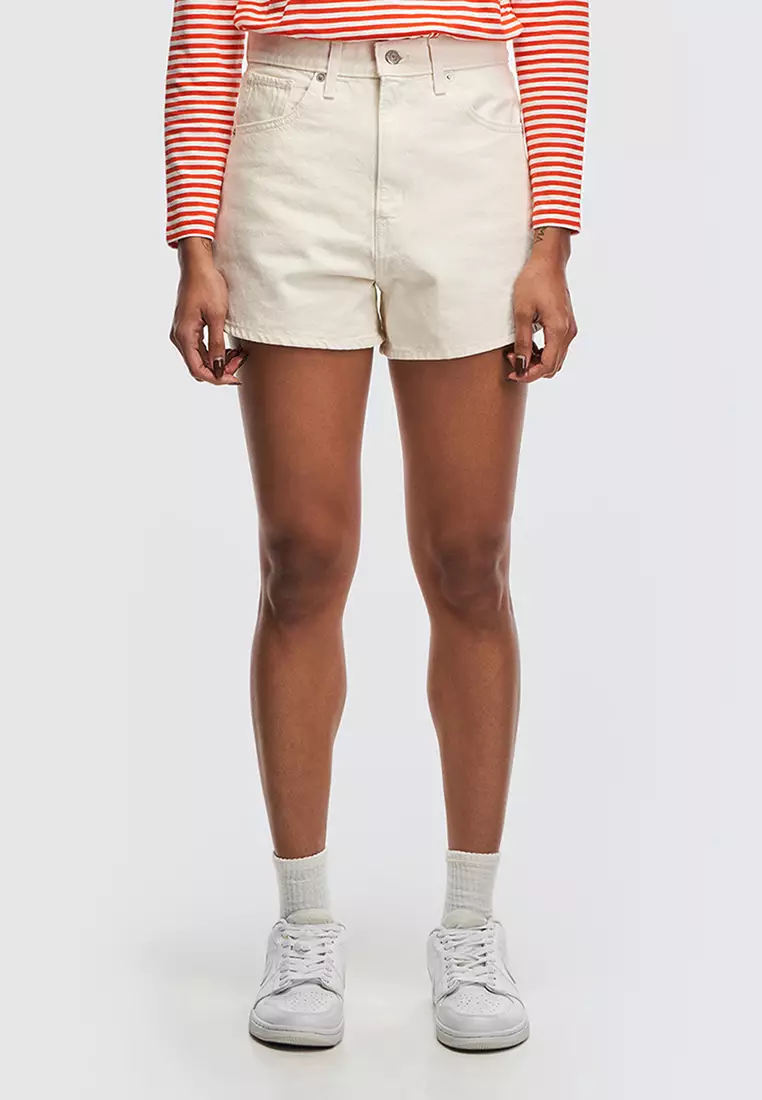 LEVI'S Women's High Waisted Mom Shorts